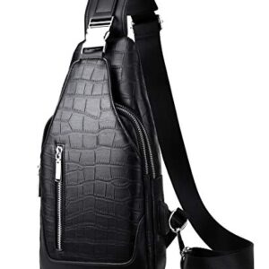 FSD.WG sling Backpack for Men Chest Bag Crossbody Shoulder Bags Travel Bag Purse for Men with Water Resistant