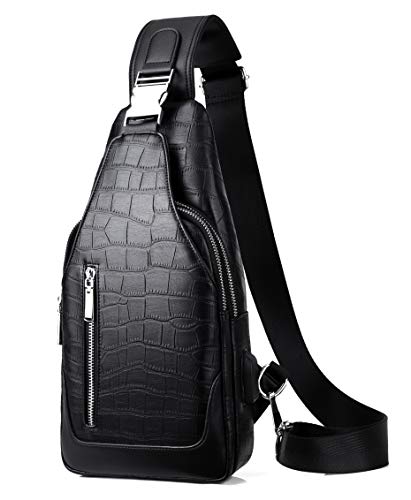 FSD.WG sling Backpack for Men Chest Bag Crossbody Shoulder Bags Travel Bag Purse for Men with Water Resistant