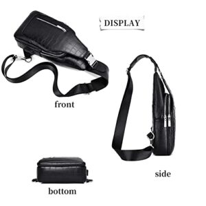 FSD.WG sling Backpack for Men Chest Bag Crossbody Shoulder Bags Travel Bag Purse for Men with Water Resistant