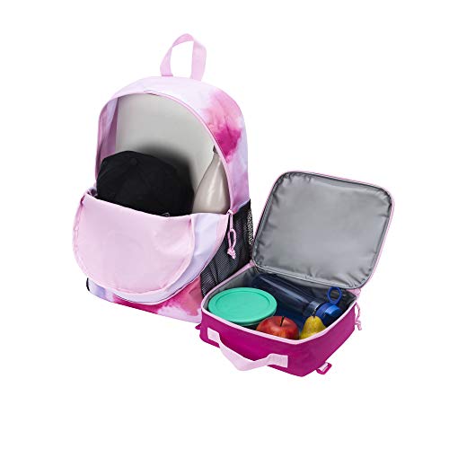 Champion unisex child Youth & Lunch Kit Combo Backpacks, Beloved Orchid, One Size US