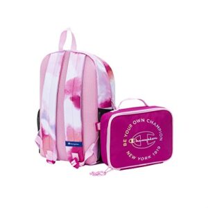 Champion unisex child Youth & Lunch Kit Combo Backpacks, Beloved Orchid, One Size US