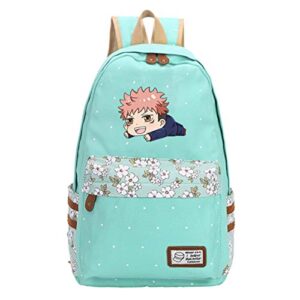 go2cosy anime jujutsu kaisen backpack daypack student bag school bag bookbag shoulder bag