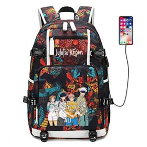 GO2COSY Anime Jujutsu Kaisen Backpack Daypack Student Bag School Bag Bookbag Shoulder Bag