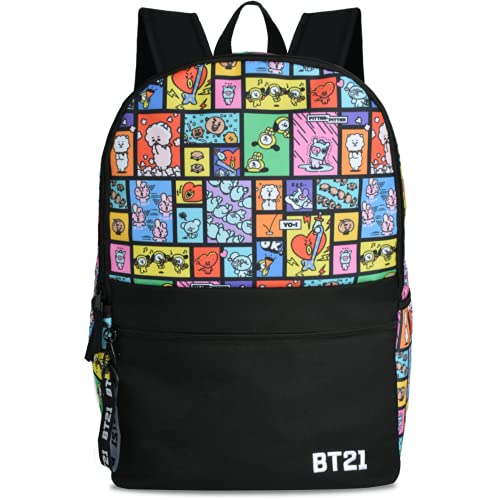 BT21 LINE FRIENDS Laptop Backpack, Computer Travel Bag, Multi, Standard