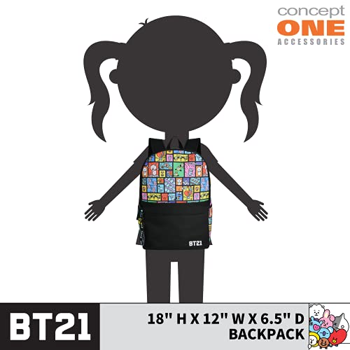 BT21 LINE FRIENDS Laptop Backpack, Computer Travel Bag, Multi, Standard