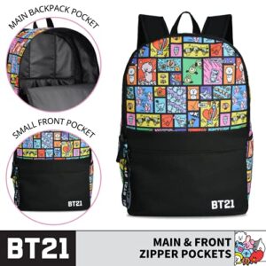 BT21 LINE FRIENDS Laptop Backpack, Computer Travel Bag, Multi, Standard