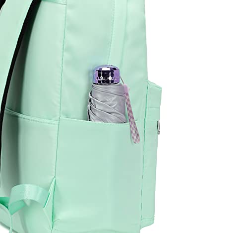 Wadirum Cute Backpack for Women Fashion Bow Decoration Schoolbag for Girl Green