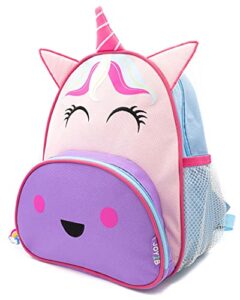 joy2b toddler backpack for girls and boys - unicorn backpack for girls and boys - kids backpack for school camp travel - preschool backpack with water bottle holder - unstoppable unicorn