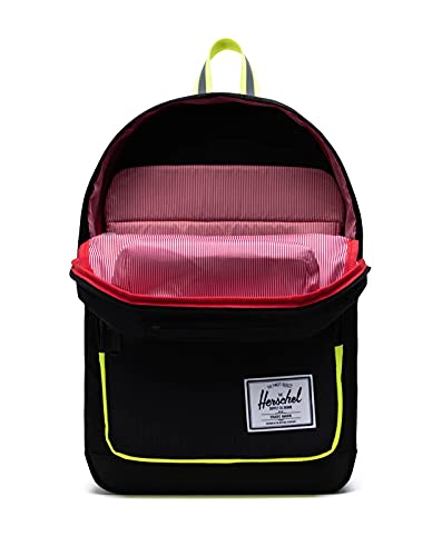 Herschel Supply Co. Pop Quiz Black Enzyme Ripstop/Black/Safety Yellow One Size