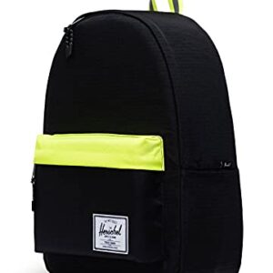 Herschel Supply Co. Classic X-Large Black Enzyme Ripstop/Black/Safety Yellow One Size