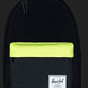 Herschel Supply Co. Classic X-Large Black Enzyme Ripstop/Black/Safety Yellow One Size