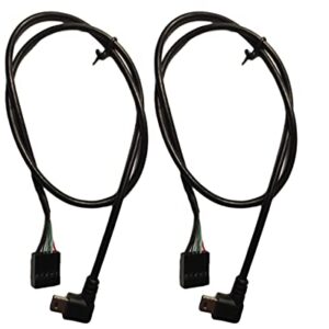 2 Pcs -Mini USB RGB Cable for 4-Pin Connector CPU Cooler Fan Corsair H80 H80i H80i GT H100 H100i H100i GT H100i V2 H110i H110i GT/GTX