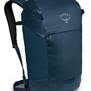 Osprey Transporter Small Zip Top Laptop Backpack, Venturi Blue, One Size