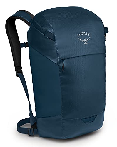 Osprey Transporter Small Zip Top Laptop Backpack, Venturi Blue, One Size