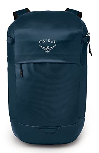 Osprey Transporter Small Zip Top Laptop Backpack, Venturi Blue, One Size