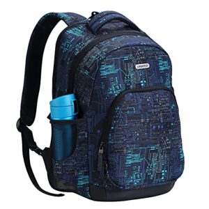 uniker school backpack men,high school backpacks blue,backpack with laptop compartment,bookbags for middle school