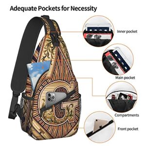 Masonic Sling Bag For Men And Women Multi Pocket Chest Package Freemason Crossbody Shoulder Backpack For Cycling Sports Travel Hiking Work