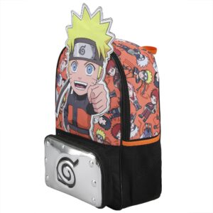 Bioworld Naruto Shippuden 16" Kids Anime Character Backpack