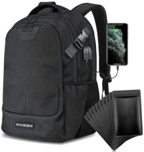 innoscent 100% smell proof backpack (dark grey), large, ins003