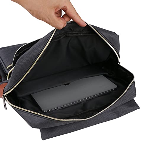 Fvstar Slim Business Laptop Backpack Casual Daypacks Outdoor Rucksack Travel Backpack for Men Women,Tear Resistant Unique Travelling Backpack Fits up to 15.6Inch Laptop,Gray