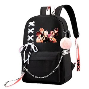 isaikoy anime diabolik lovers backpack satchel bookbag daypack school bag laptop shoulder bag