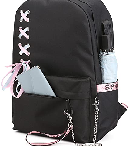ISaikoy Anime Toilet Bound Hanako kun Backpack Satchel Bookbag Daypack School Bag Laptop Shoulder Bag