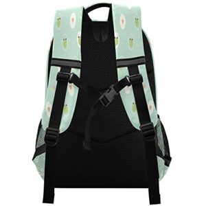 Tatenale Frog Backpack for Elementary School for Boy Girls Age 6-12,School Bag Padded Straps with Buckle, Easy to Carry for School,Travel and Camping