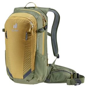 deuter compact exp 14 biking backpack with hydration system - caramel-khaki