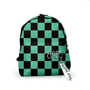 tntb japanese anime tanjirou backpack school bag cosplay travel backpacks shoulders bag (01)