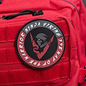 Ninja Viking Gym Backpack for Men and Women (RED)