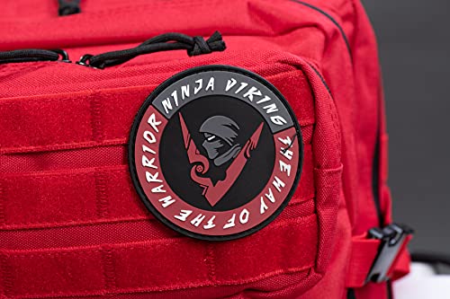 Ninja Viking Gym Backpack for Men and Women (RED)