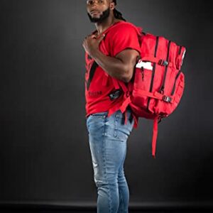 Ninja Viking Gym Backpack for Men and Women (RED)