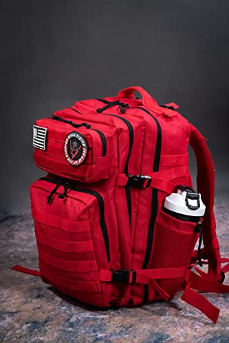 Ninja Viking Gym Backpack for Men and Women (RED)