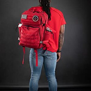 Ninja Viking Gym Backpack for Men and Women (RED)