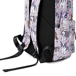 Wadirum Children Cute School Bookbag Lightweight Backpack for Kids Dog