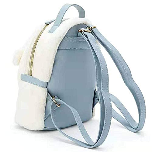 SHOCKTU My Melody Backpack, Cinnamoroll Bag Cute Cartoon School Bag Plush Shoulder Bag Handbag (WHITE)