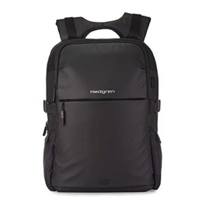 hedgren rail 15.6" rfid laptop backpack with rain cover