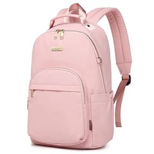 ALLYOUGER School Backpacks Schoolbag Water Resistant for Girls(PINK1)