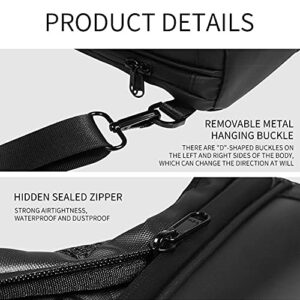 GIFR MOVERS LED Diagonal Backpack, DIY Full-Color Screen With Bluetooth Connection App To Control The Screen Display、Unisex、Outdoor、Advertising And Travel Strap Bag