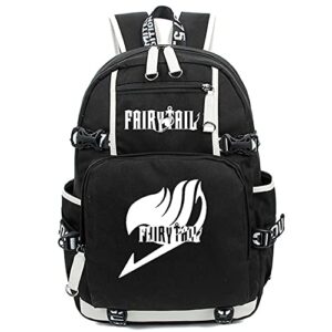 isaikoy anime fairy tail backpack satchel bookbag daypack school bag laptop shoulder bag style 3