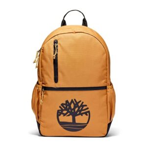 timberland large logo unisex backpacks size os, color: brown/wheat-brown
