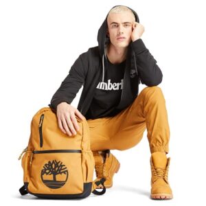 Timberland Large Logo Unisex Backpacks Size OS, Color: Brown/Wheat-Brown