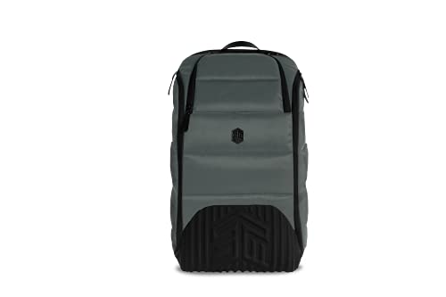 STM Dux 30L Premium Tech Backpack - Carry On Travel Laptop Backpack (Fits 17" Laptops) - Customizable Storage Shelves, Water Resistant & Luggage Passthrough - Grey (stm-111-333Q-03)