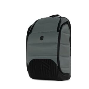 STM Dux 30L Premium Tech Backpack - Carry On Travel Laptop Backpack (Fits 17" Laptops) - Customizable Storage Shelves, Water Resistant & Luggage Passthrough - Grey (stm-111-333Q-03)