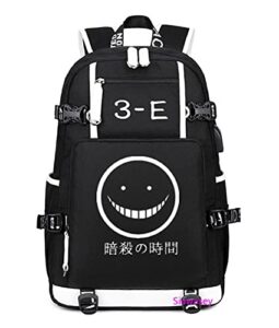 isaikoy anime assassination classroom backpack satchel bookbag daypack school bag shoulder bag style3