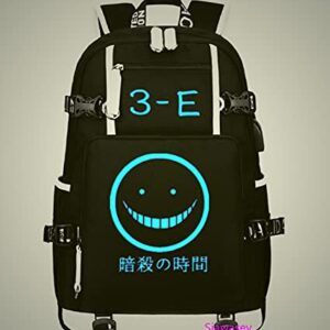 ISaikoy Anime Assassination Classroom Backpack Satchel Bookbag Daypack School Bag Shoulder Bag Style3