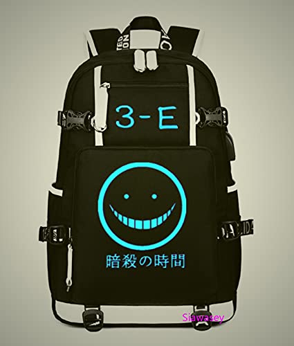 ISaikoy Anime Assassination Classroom Backpack Satchel Bookbag Daypack School Bag Shoulder Bag Style3