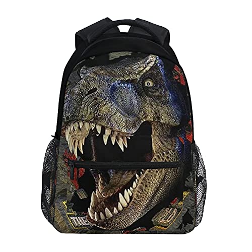 Kcldeci Dinosaur Backpack Kids Backpacks Dino Monster School Bookbag School Bag Book Bags Travel Daypack Shoulder Bag