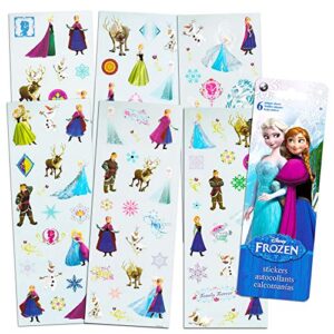 Disney Frozen Elsa Backpack Set For Girls ~ 5 Pc Bundle With 16" Elsa School Bag, Lunch Box, Frozen Stickers, And More | Frozen Princess School Supplies For Kids