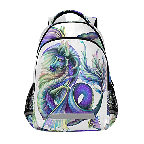 panksolu Dragon Backpack 16 Inch Laptop Water-resistant Bookbags Reflective Design Travel School Bag Casual Durable Daypack for Student with Adjustable Buckles…